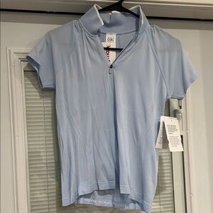 Athleta Girls Light Blue Short Sleeve Tee